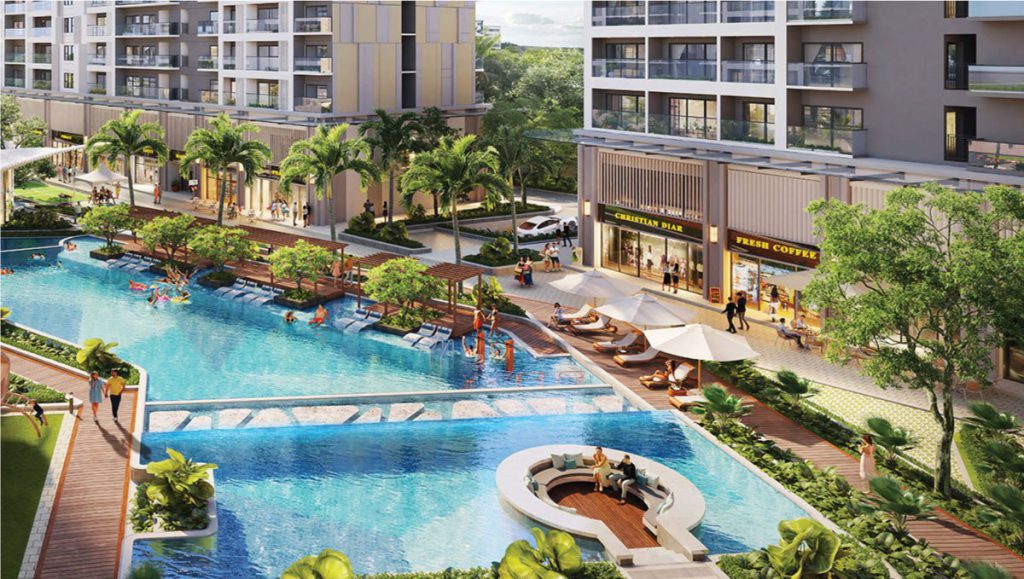 Hồ bơi tràn viền 3 cấp