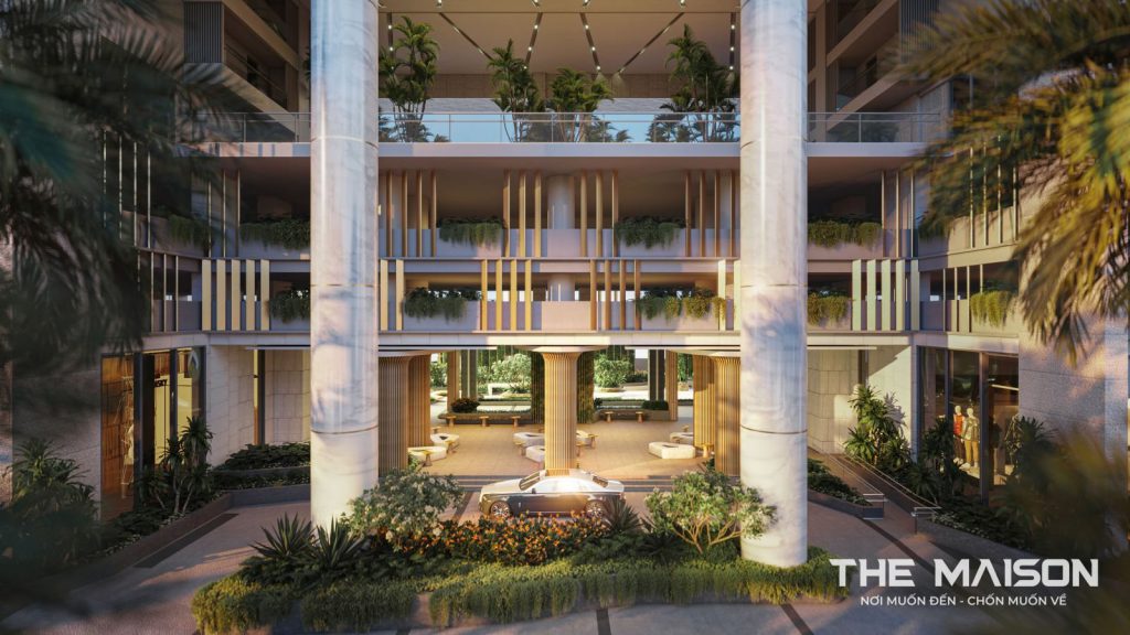 Sảnh đón thông tầng