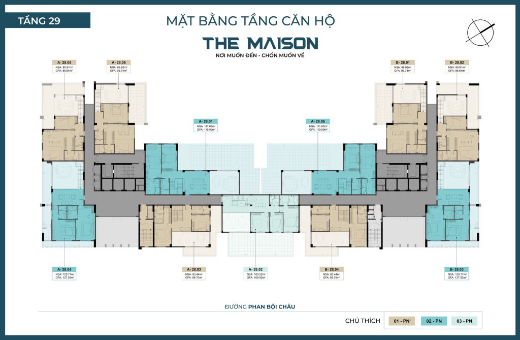 Tầng 29 – penthouse