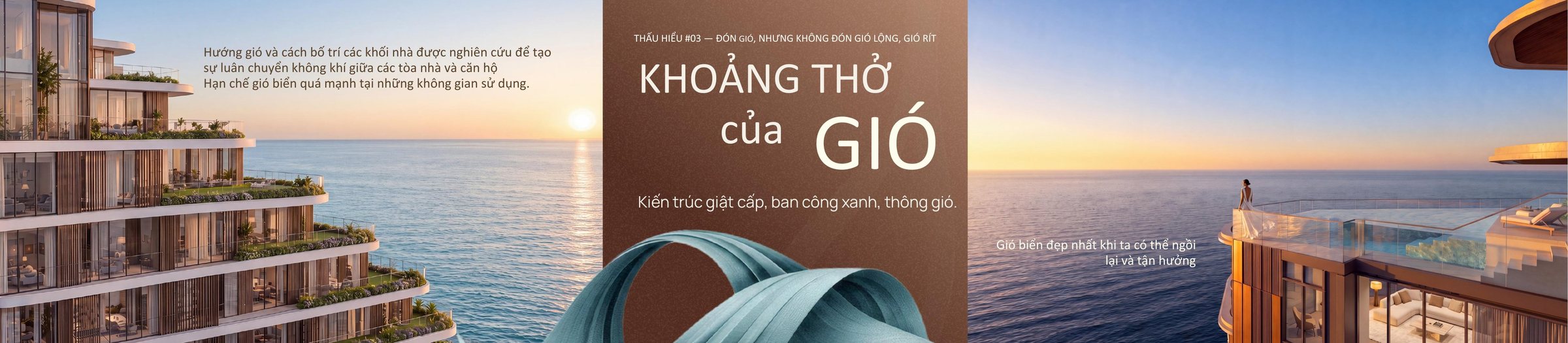 Khoảng thở của gió – kiến trúc giật cấp, ban công xanh