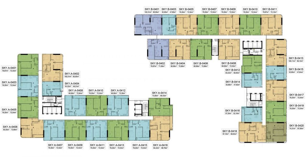 Tầng điển hình Block A & B