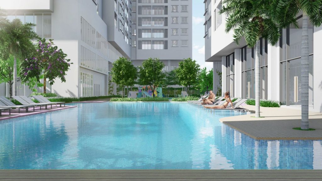 Hồ bơi 600 m²