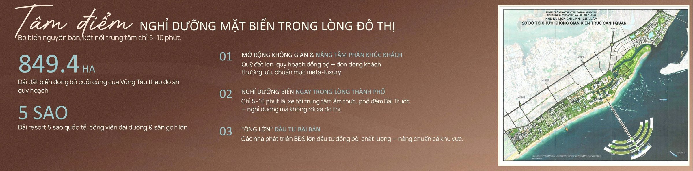 Tâm điểm nghỉ dưỡng mặt biển trong lòng đô thị – quy hoạch Chí Linh – Cửa Lấp 849,4 ha