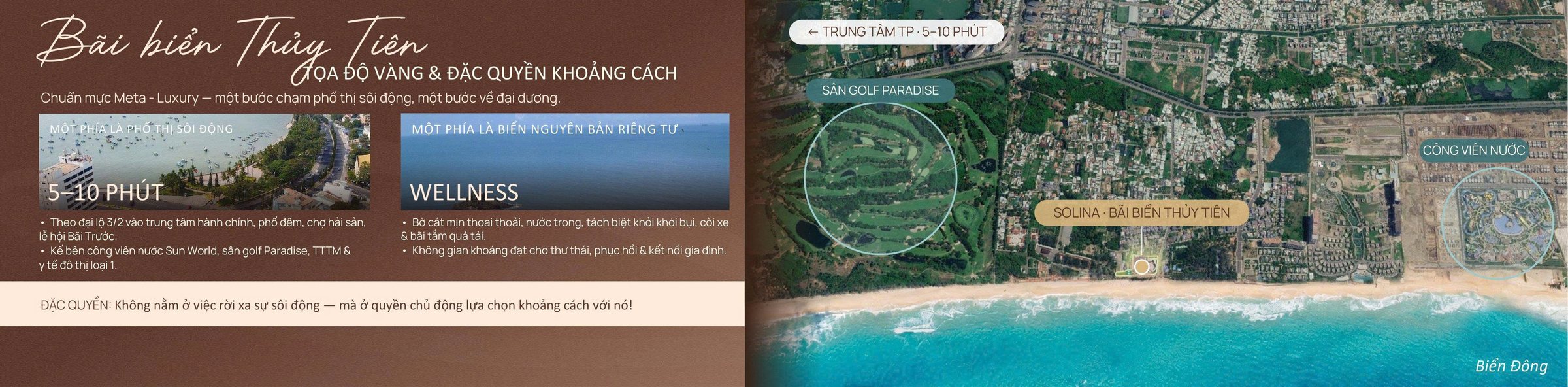 Bãi biển Thủy Tiên – tọa độ vàng và đặc quyền khoảng cách